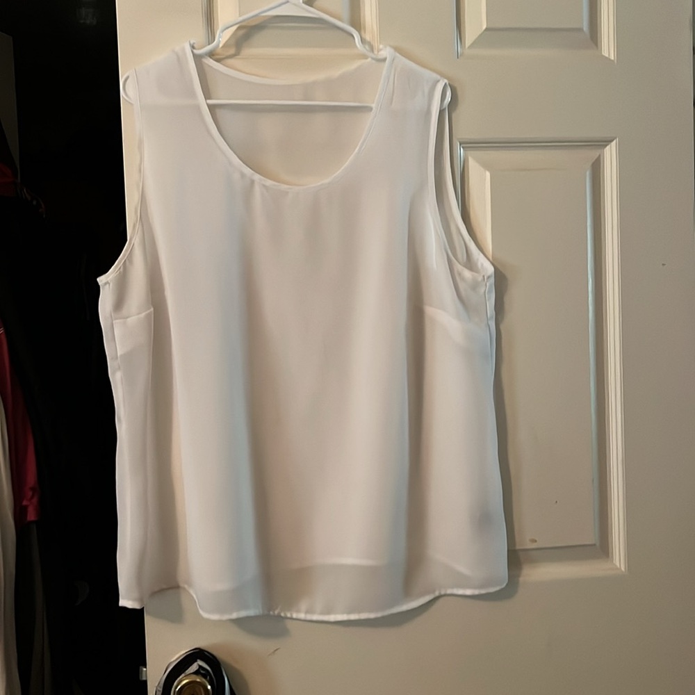Beautiful blouse. I would pair it w a something under. Its a but thin